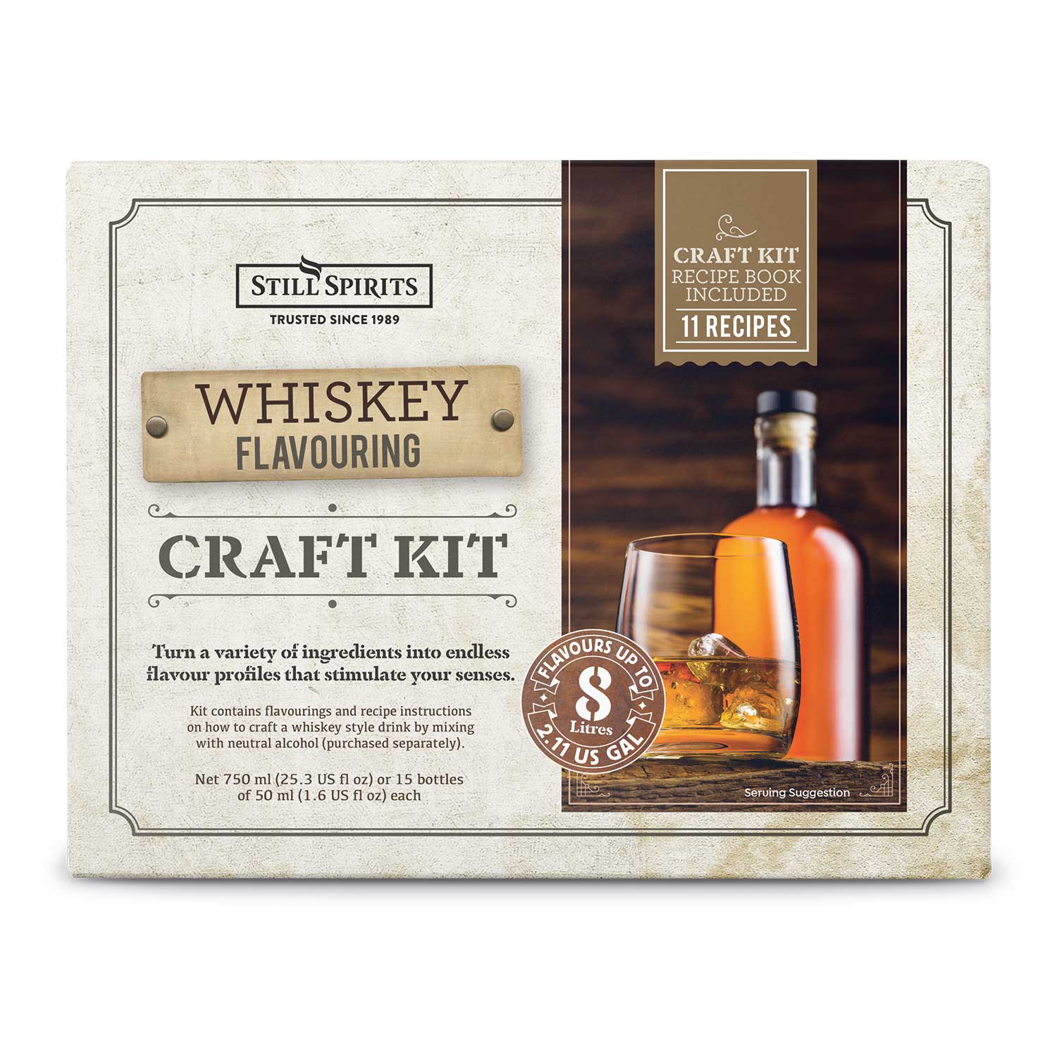 Whiskey Spirit Flavouring Craft Kit - Image 2